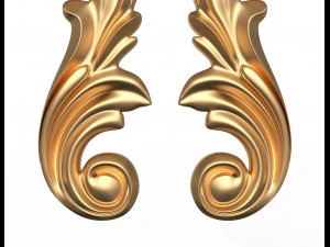 carved decoration cnc 06 3D Model