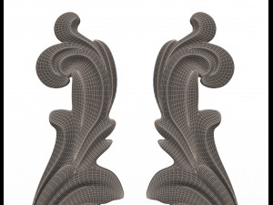 carved decoration cnc 06 3D Модель