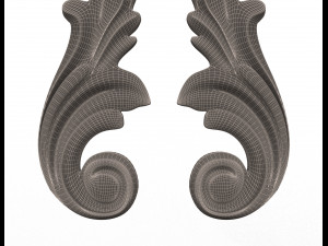 carved decoration cnc 06 3D Модель