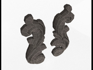 carved decoration cnc 06 3D Модель
