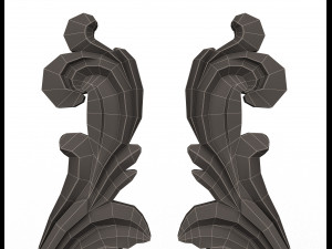 carved decoration cnc 06 3D Модель