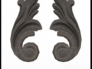 carved decoration cnc 06 3D Model