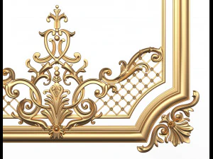 carved decoration panel for cnc 3D Model