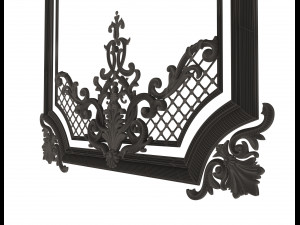 carved decoration panel for cnc Model 3D
