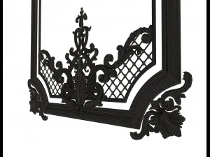 carved decoration panel for cnc 3D Model