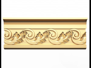 cornice decoration molding Model 3D