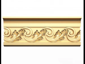 cornice decoration molding 3D Model