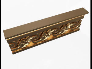 cornice decoration molding 3D Model