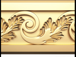 cornice decoration molding Model 3D