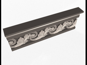 cornice decoration molding Model 3D