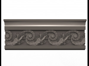 cornice decoration molding Model 3D