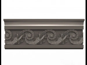 cornice decoration molding 3D Model