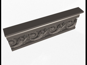 cornice decoration molding Model 3D