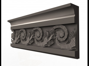 cornice decoration molding Model 3D