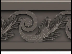 cornice decoration molding 3D Model