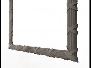 frame carved decoration cnc 3D Model