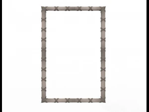frame carved decoration cnc 3D Model