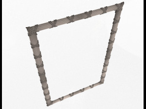 frame carved decoration cnc 3D-Modell