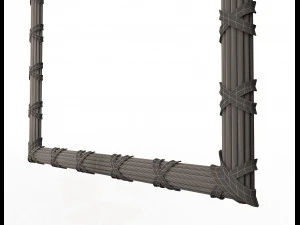 frame carved decoration cnc 3D Model