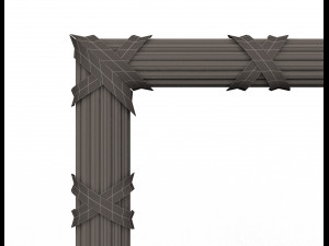 frame carved decoration cnc 3D-Modell