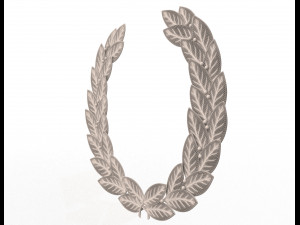 gold laurel wreath Modelo 3D