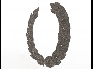 gold laurel wreath 3D Model