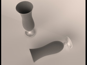 hurricane cocktail glass Modello 3D