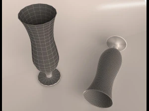 hurricane cocktail glass 3D Model