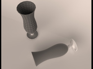 hurricane cocktail glass Modello 3D