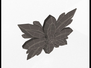 rosette carved decoration cnc 04 Modelo 3D