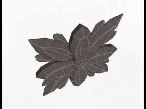 रोसेट नक्काशीदार सजावट सीएनसी 04 3D मॉडल