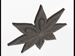 rosette carved decoration cnc 011 3D 모델