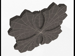 rosette carved decoration cnc 016 3D Model
