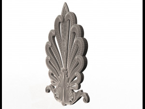 shell carved decoration 3D Model