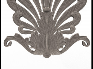 shell carved decoration 3D Model