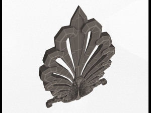 shell carved decoration 3D Model