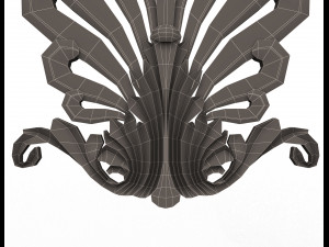 shell carved decoration 3D Model