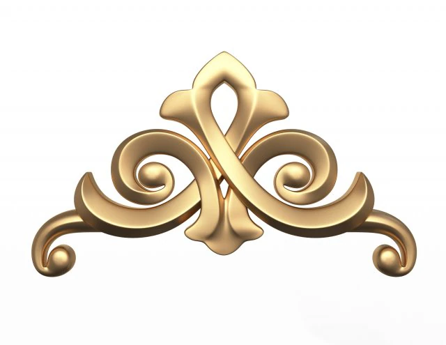 кутова різьблена гіпсова ліпнина декор 03 3D Модель .c4d .max .obj .3ds .fbx .stl .blend 