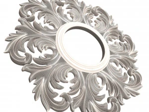 классическое круглое зеркало 3D Модель