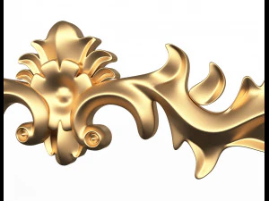 3d carving plaster molding decoration shahin k 3D Model