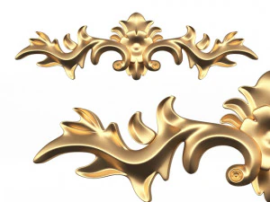 3d carving plaster molding decoration shahin k 3D Model