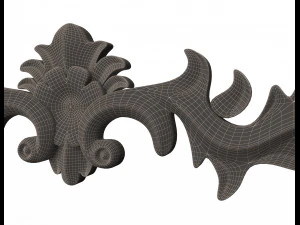 3d carving plaster molding decoration shahin k 3D Model