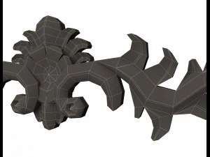 3d carving plaster molding decoration shahin k 3D Model