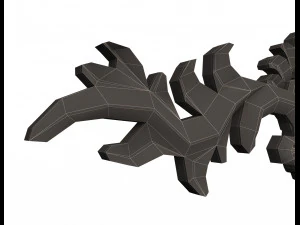 3d carving plaster molding decoration shahin k 3D Model