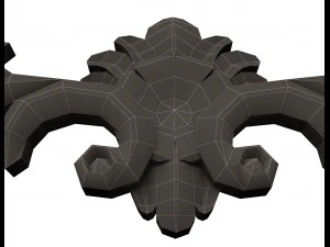 3d carving plaster molding decoration shahin k 3D Model