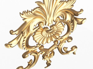 carved decoration panel for cnc cemil 3D Model