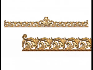 орнамент украшение Зеренгиз 3D Модель