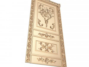 carved door classic 02 3D Model