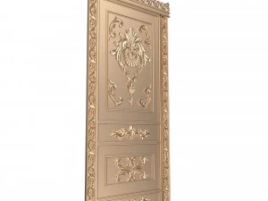 carved door classic 02 3D Model