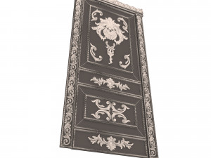 carved door classic 02 3D-Modell